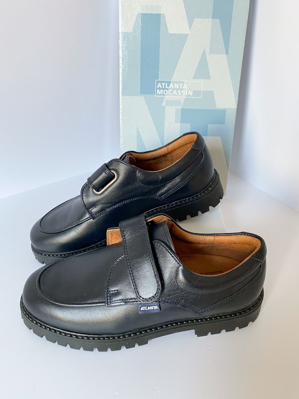 Новые кожаные ботинки Atlanta Macassin, 34,5