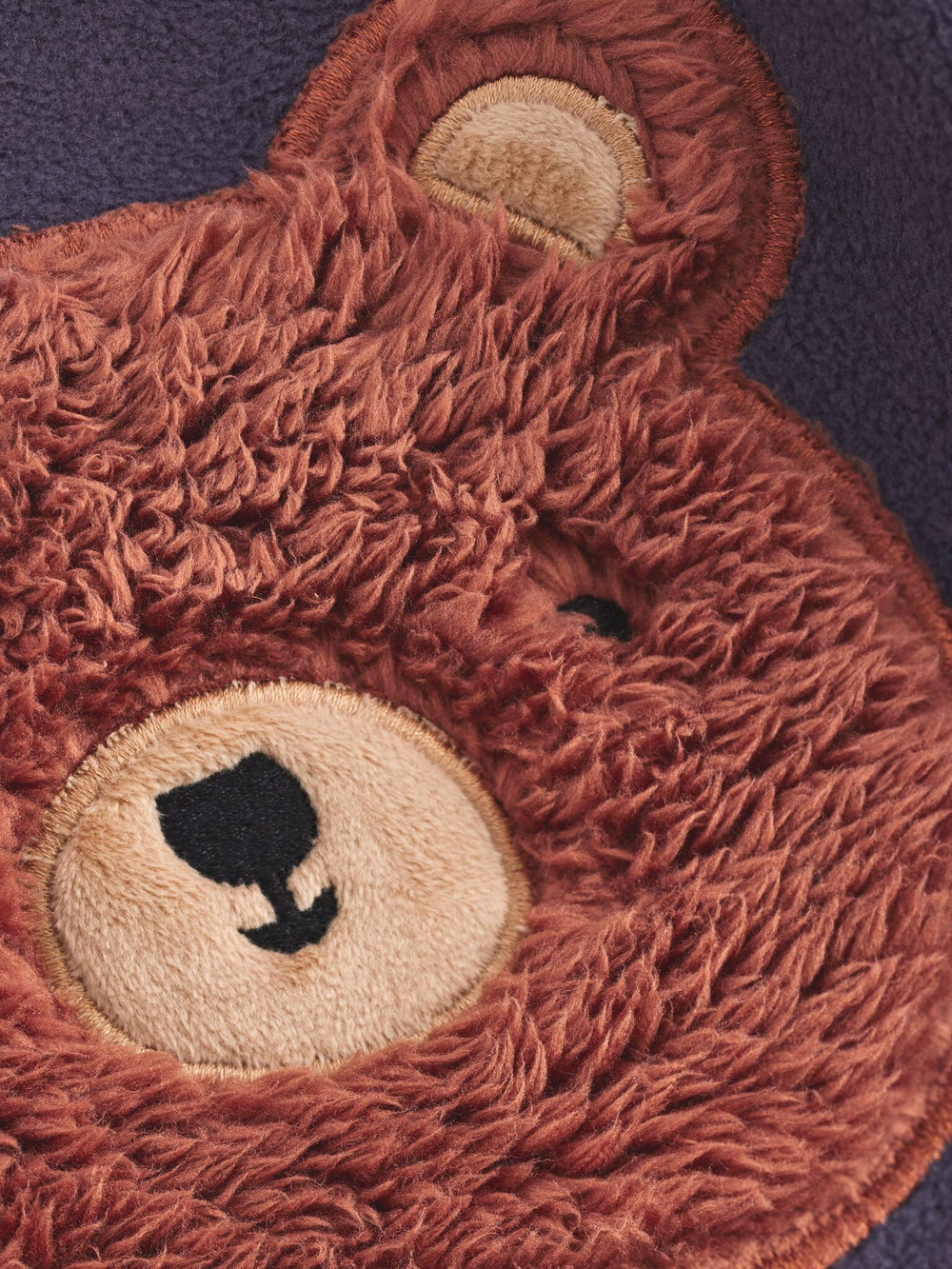 Пижама флисовая для мальчика Next B06-976, Темно-синий, Бежевый