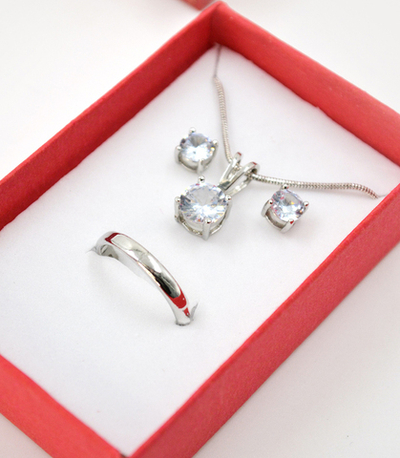 Футляр картонный прямоугольный, ассорти (6х4шт), серия "Подарочная" (№18)