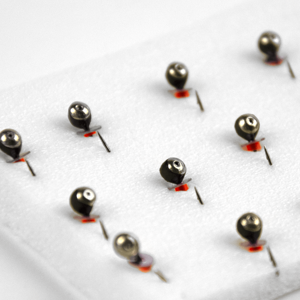 Мормышка вольфрамовая точеная 815 "Дробь" с коронкой 2.5мм (15шт/уп)