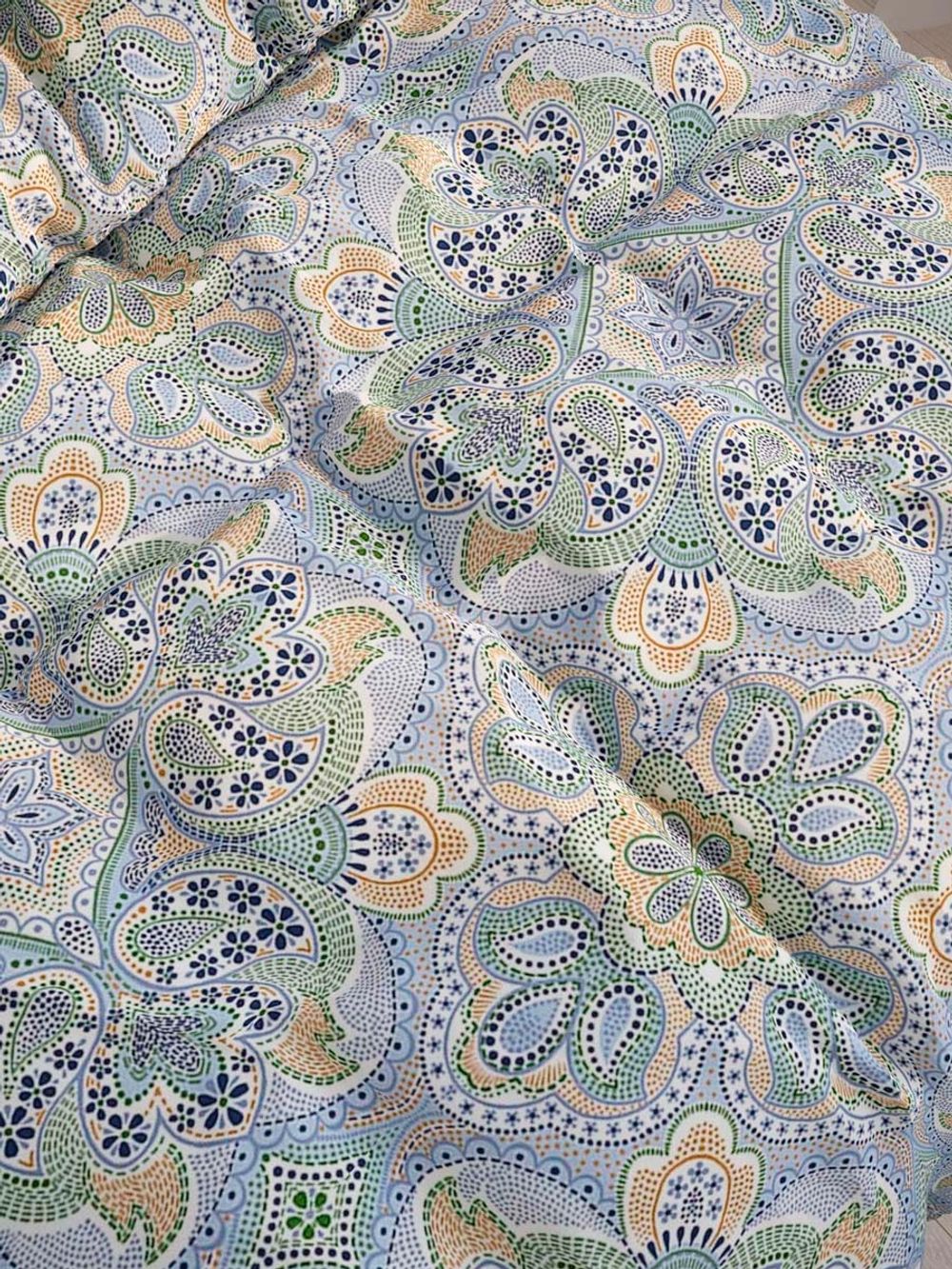 Наволочка комплект 2шт сатин Milky Garden "Бисер" 40x60 см на молнии