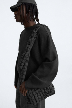 ZARA СУМКА SOFT — LIMITED EDITION, ЧЕРНЫЙ