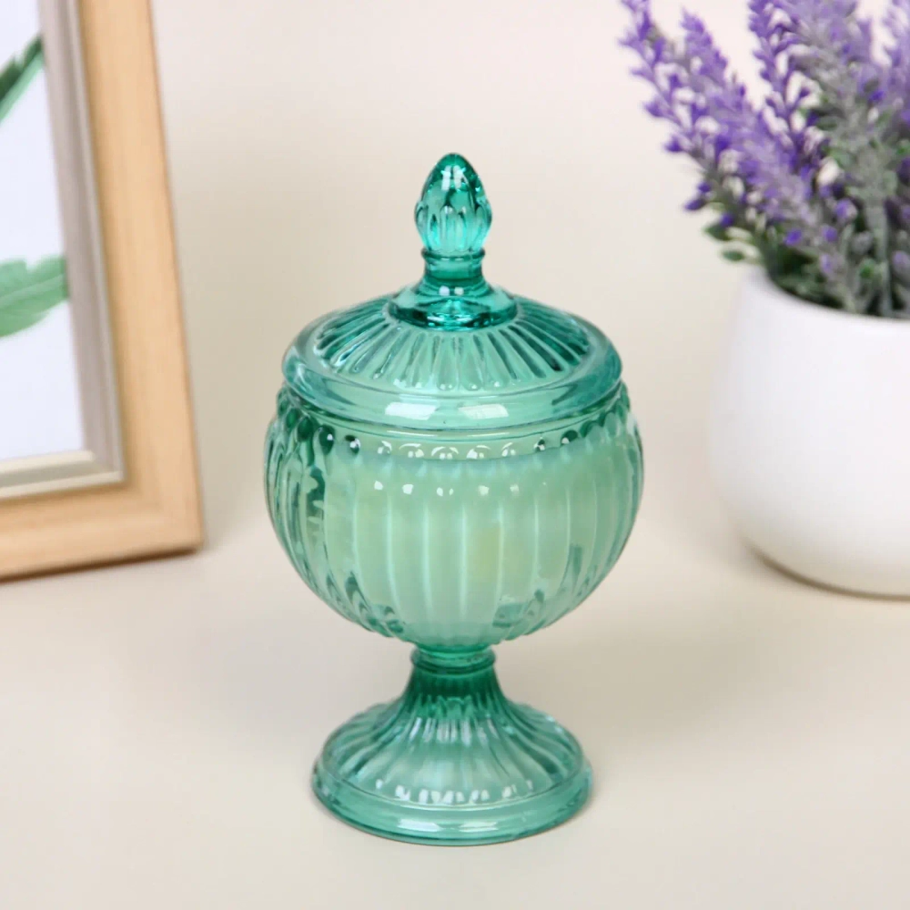 Свеча в стакане «Арабская ночь» 8,5*15 см, Изумруд