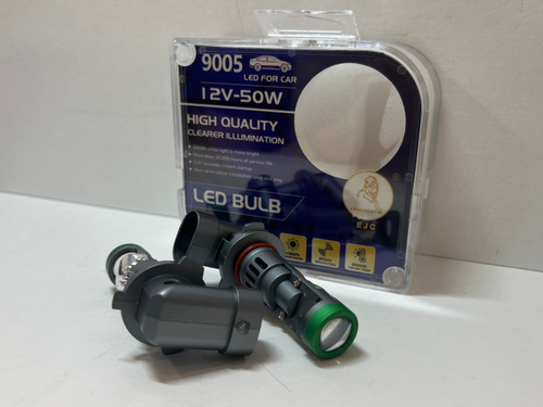 9005 / Светодиодные (9005) лампы, мини-линза, T01, 50 Вт, 12V, ИнДи (2 шт. / комплект)