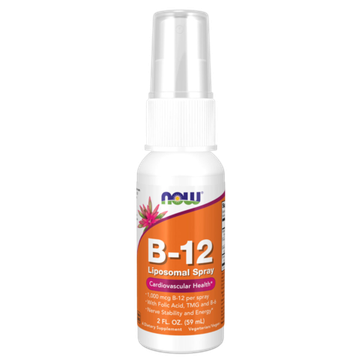Now Foods B-12 Liposomal Spray 59 ml, Спрей Витамин B12