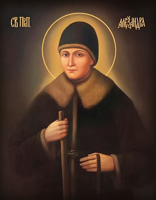 Икона на дереве "Александра Дивеевская № 1 "