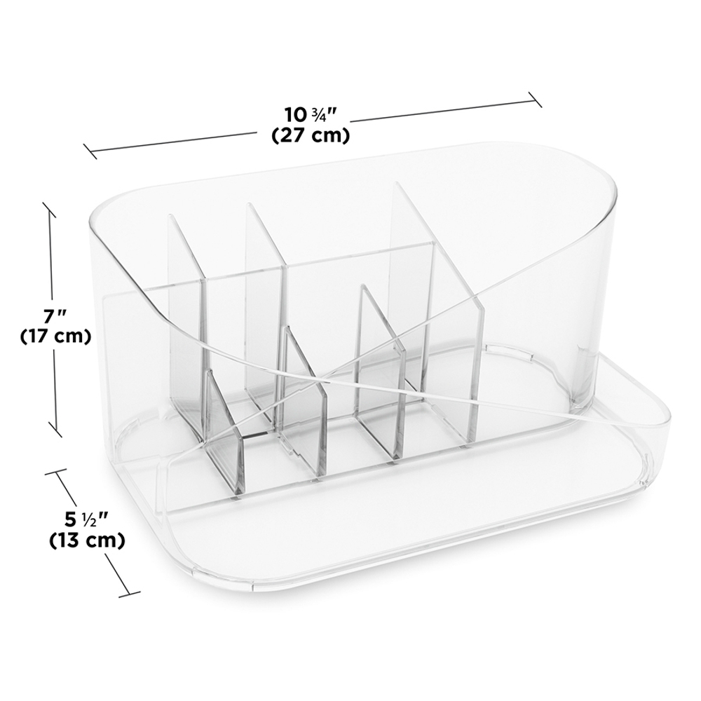 Органайзер для косметики glam, прозрачный