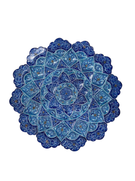 Тарелка минакари ручной работы из Исфахана (25 см) 181220253 Иран