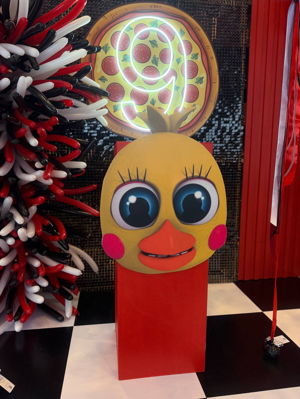 Фотозона пайетка черная/шдм №4681