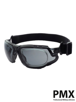 Очки PMX Mark II G-7620STRX Anti-Fog Diopter. Серые