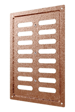 Решетка вентиляционная MER регулируемая 170х240 окраш.сталь Antique copper ERA