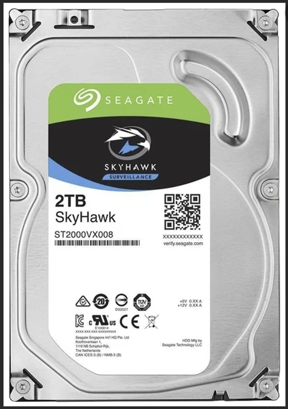 Жесткий диск Seagate SkyHawk 2Tb (ST2000VX008)