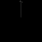 Встраиваемый светильник на штанге Loft it Cane 10359/500 Black