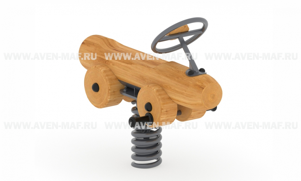 Качалка на пружине ЭКО Машинка