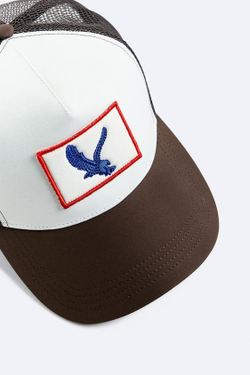 ZARA КОМБИНИРОВАННАЯ КЕПКА С НАШИВКОЙ, РАЗНОЦВЕТНЫЙ