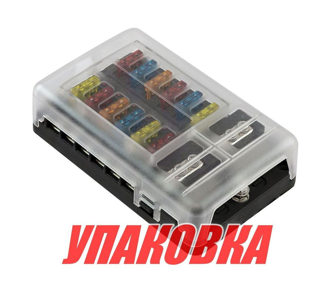 Блок на 12 предохранителей, Marine Rocket (упаковка из 5 шт.)