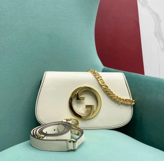 Сумка на плечо Gucci Blondie белый