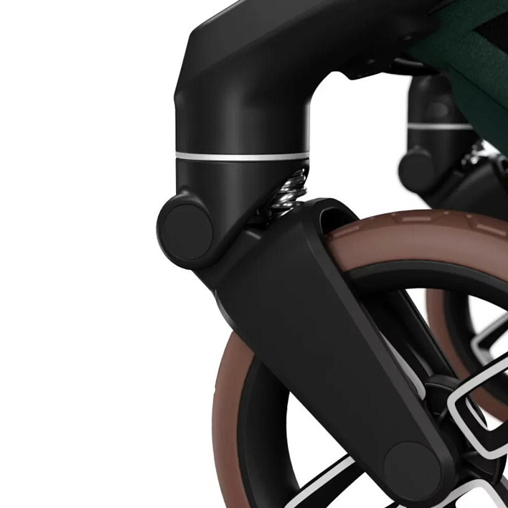 Детская коляска Maxi-Cosi Fame 3 в 1 с автокреслом CabrioFix Essential black Twillic Green/зеленый