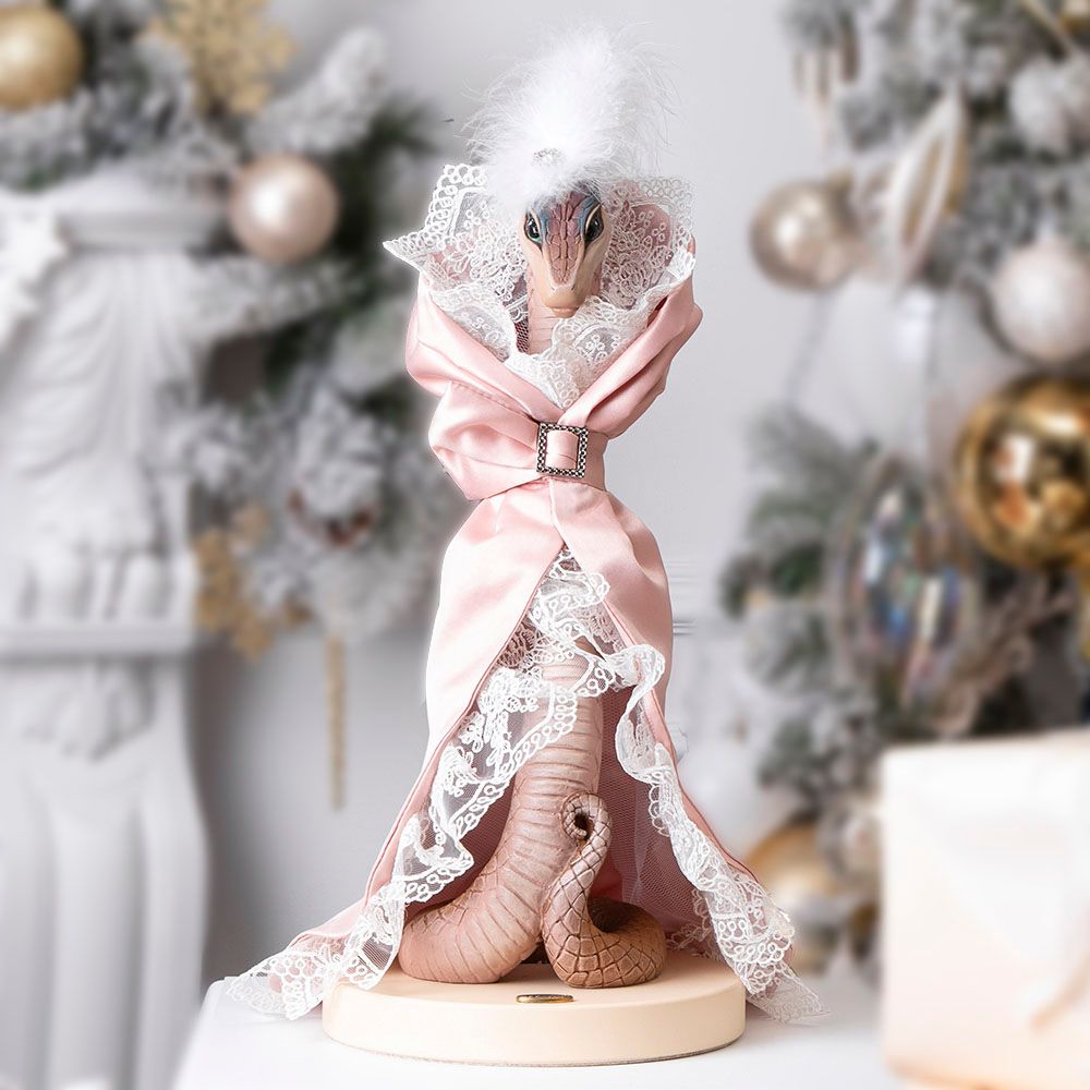 Кукла интерьерная коллекционная Змея Шарлотта