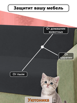 Накидка на диван 200х180 см