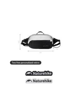 Сумка поясная Naturehike Hydrogen, 5 л., бело-черная