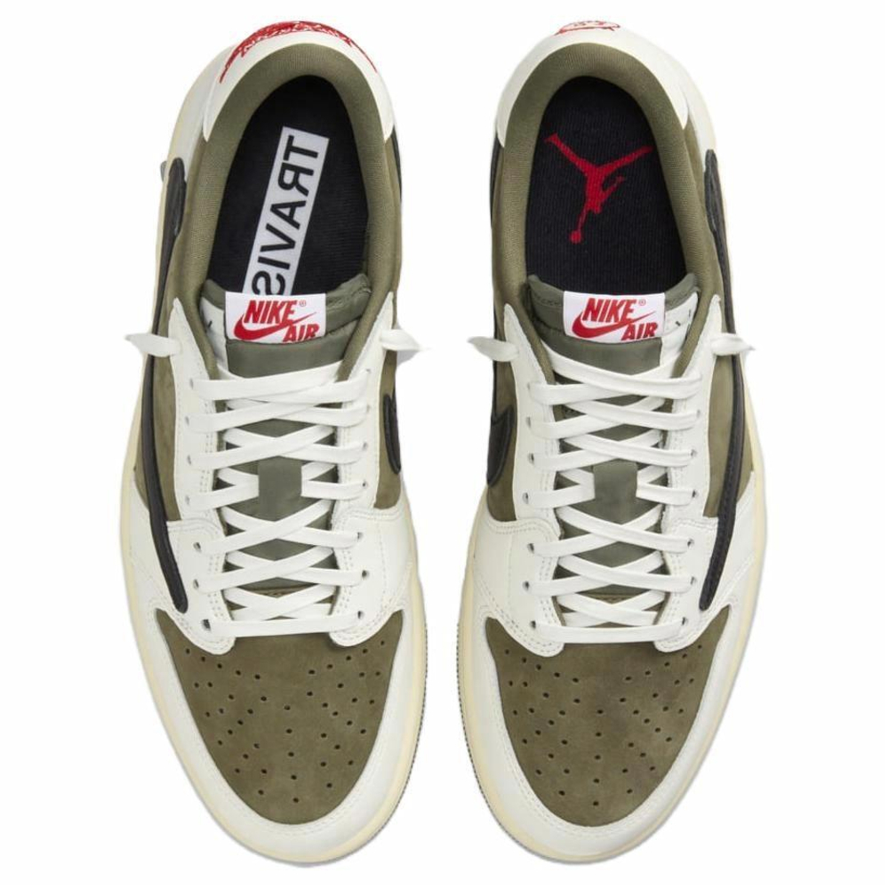 Кроссовки Travis Scott X Jordan Air Jordan 1 Low Og Medium Olive