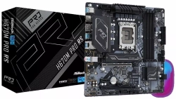 Материнская плата ASROCK H670M PRO RS, LGA 1700, Intel H610, mATX, RTL
