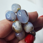 Халцедон, крупная галтовка, 12-15 мм, камни овалы бочонки, штучно