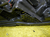 Битая Фара левая Nissan Qashqai 2 j11 (17-23) галоген