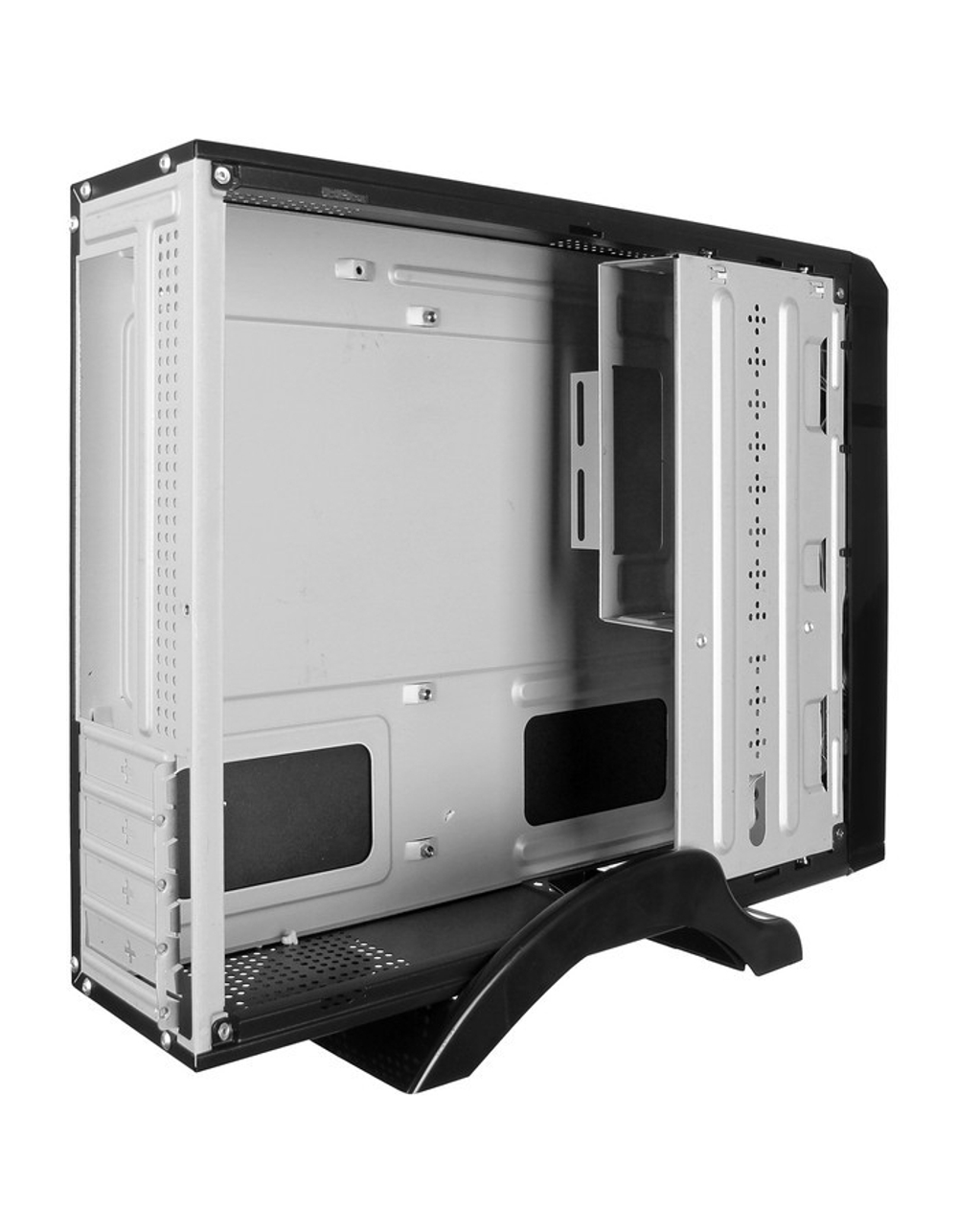Корпус для компьютера Exegate EX288783RUS Корпус Desktop ExeGate MI-207U-M450 (mini-ITX/mATX, БП M450 с вент. 8см, 2*USB+1*USB3.0, аудио, черный)