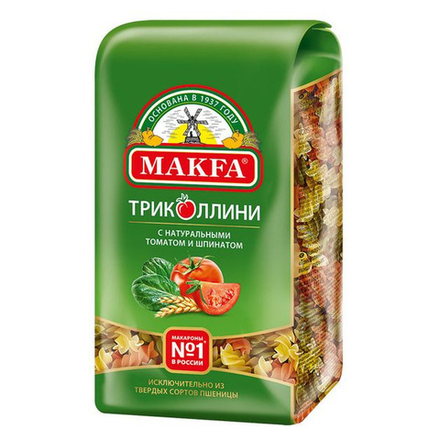 Макароны Makfa Триколлини 450 гр