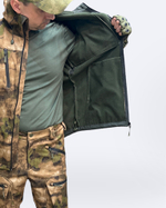 Костюм BOND Snow Bars Зелёный лес — демисезонный софтшелл