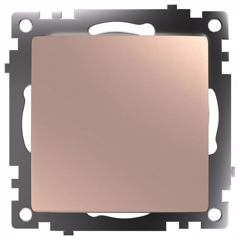 Переключатель перекрестный одноклавишный без рамки Stekker Катрин 49179