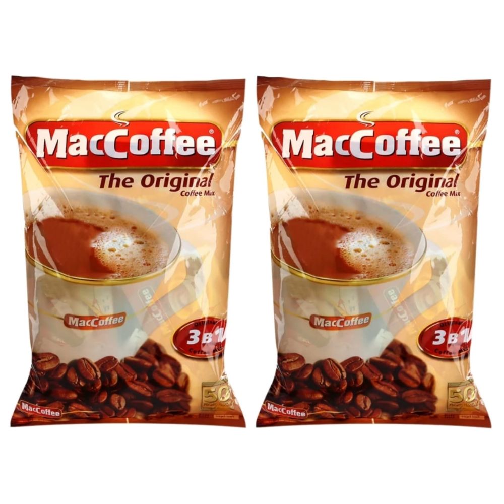 Растворимый кофе MacCoffee The Original 3 в 1 50 пак 2 шт