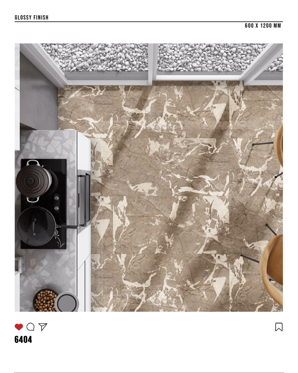 Керамогранит glossy №5, 60х120, 6404