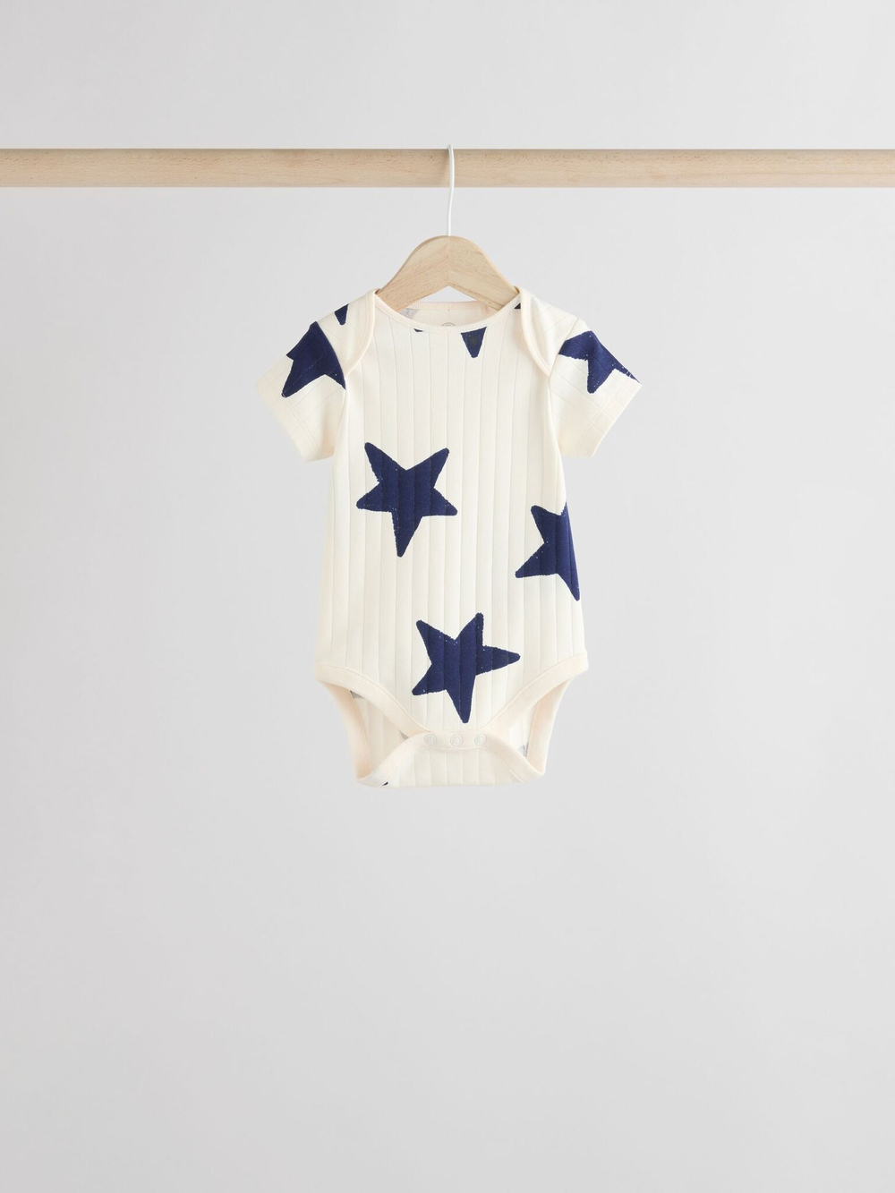 Боди с коротким рукавом для малышей Next E19-887, 5 шт., Синий, Молочный