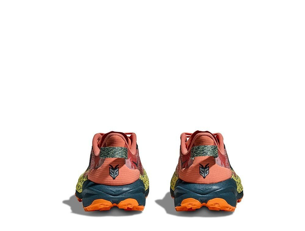 Кроссовки для бега женские Hoka Speedgoat 6 W Оранжево-Лайм