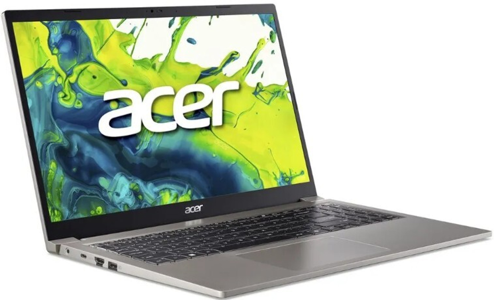 Ноутбук  Acer Lite AL15-33P-38AY 15.6 ", Core 3, 16 Гб RAM, 512 Гб SSD, Iris Xe Graphics, Серый