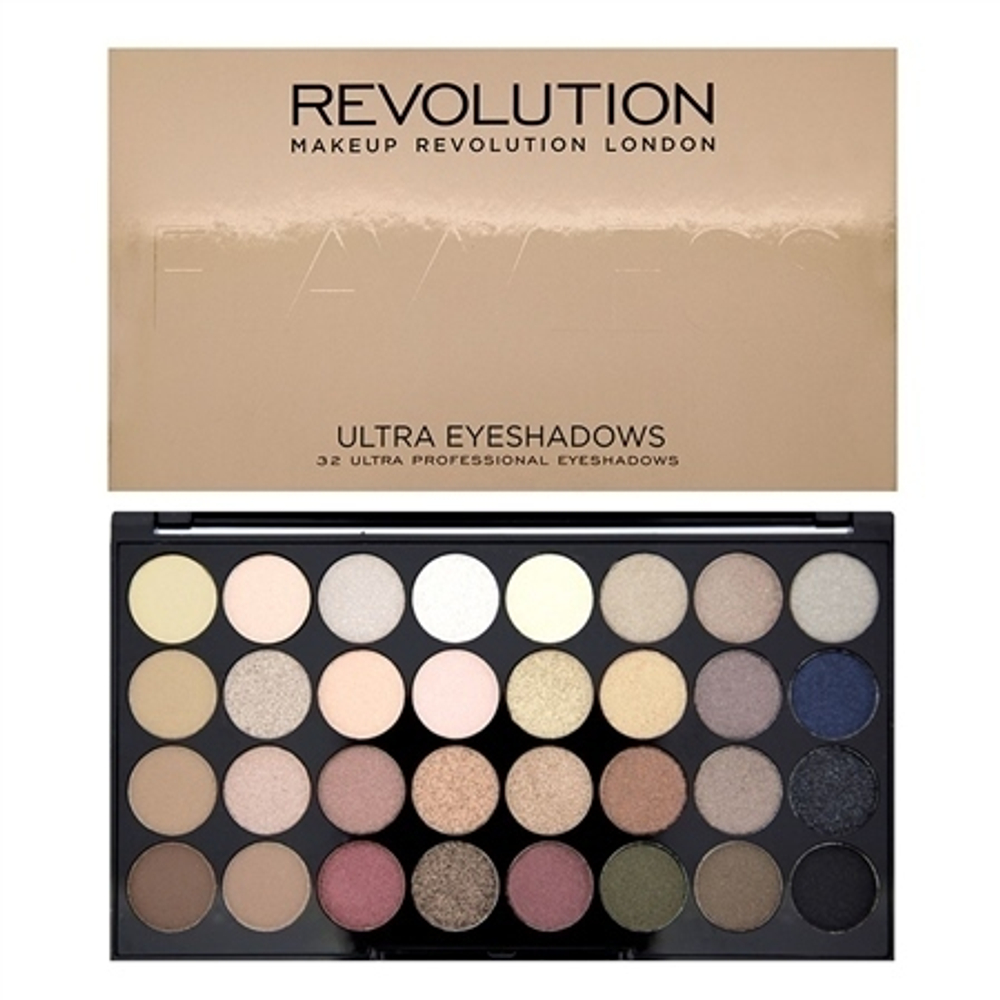 Makeup REVOLUTION палетка теней д/век Revoiution Beauty Tales Shadow Palette 32 оттенка