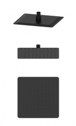 Верхний душ WONZON & WOGHAND, Черный матовый (WW-88DP06-MB)