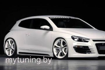Накладки на пороги V.1 для VW Scirocco 2008-2017