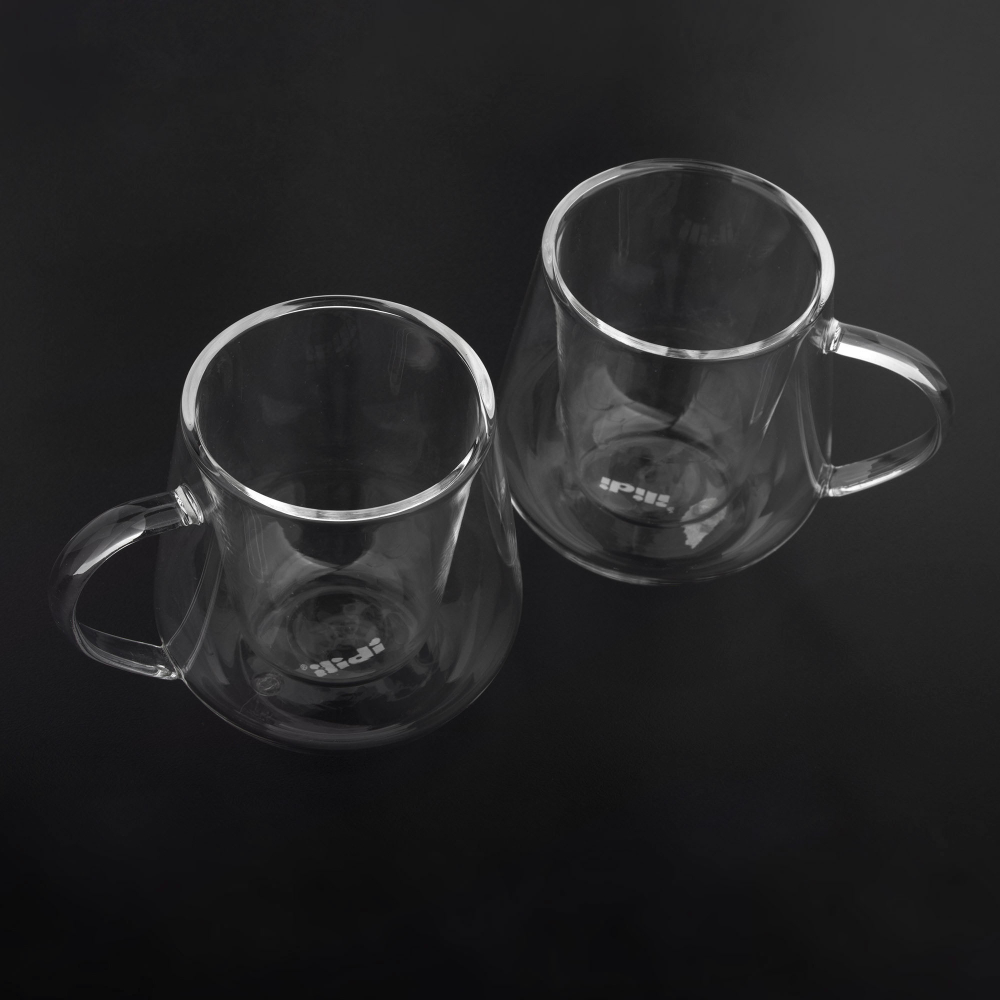 Набор термокружек для чая и кофе 2шт 125 мл Ibili Coffee&Tea 623612