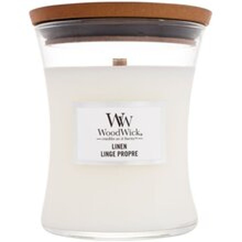 WoodWick Linen Vase (linen) - Scented candle 609.5g