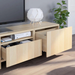Тумба под ТВ - IKEA BESTÅ/BESTA, 230x42x240см, светло-коричневый, БЕСТО ИКЕА