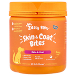 Zesty Paws, От укусов кожи и шерсти, для собак, для всех возрастов, курица, 90 жевательных таблеток, 315 г (11,1 унции)