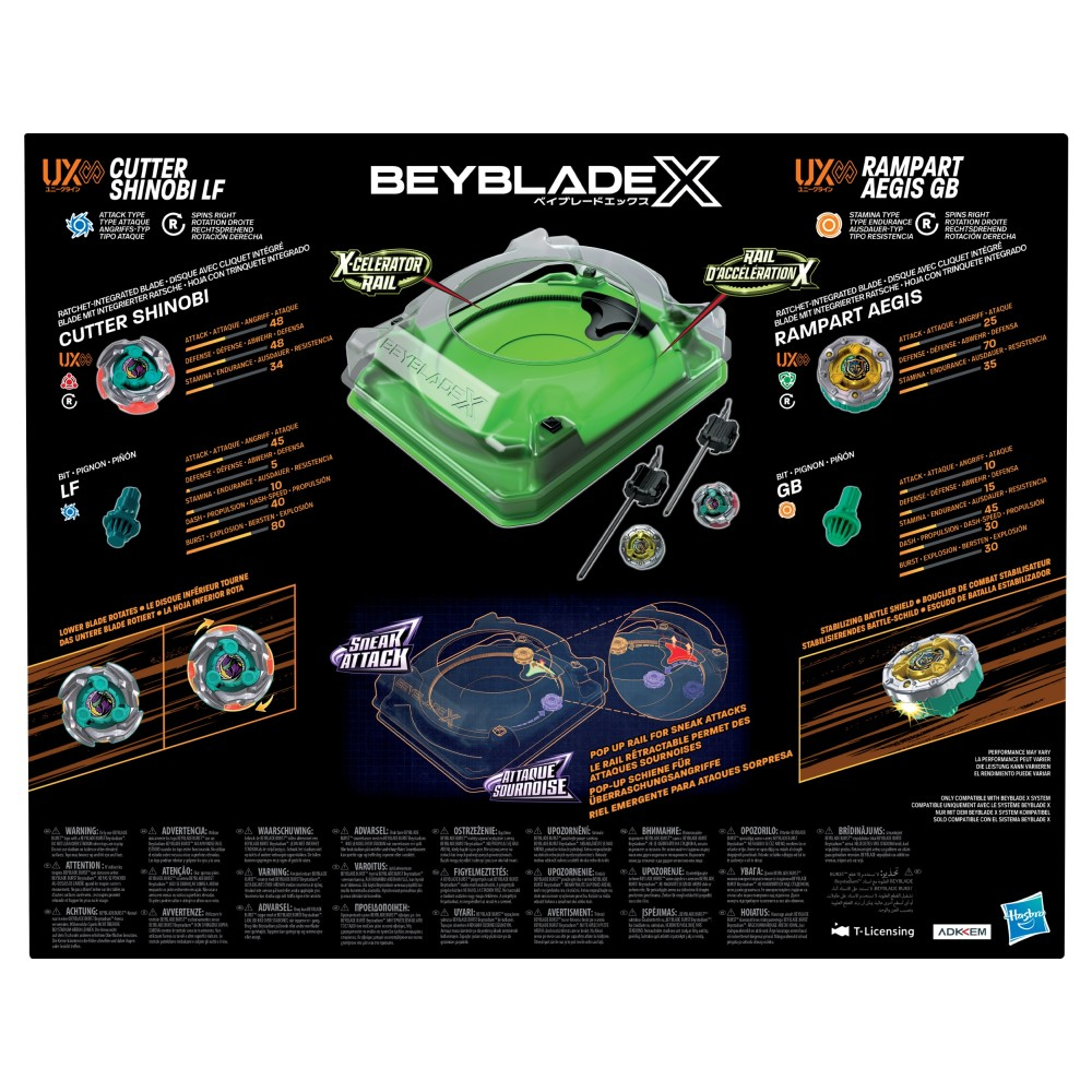 Игровой набор Hasbro Beyblade X G1940 Арена Sneak Attack с 2 волчками G1940 — фото 4