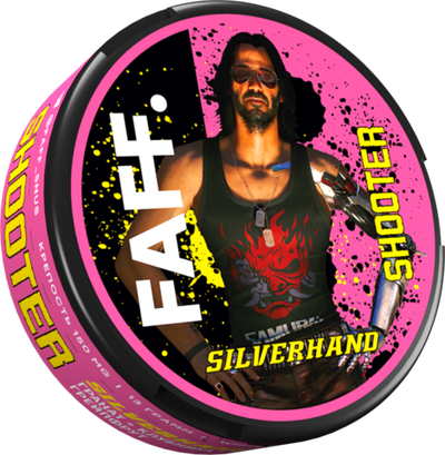 SHOOTER BY FAFF SILVERHAND (150 МГ) - ГРАНАТ, КЛУБНИКА, МАЛИНА, ГРЕЙПФРУТ