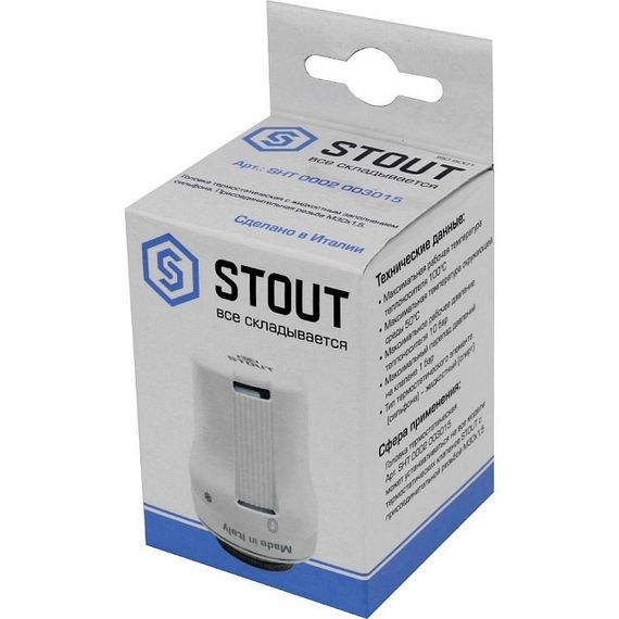 Головка термостатическая STOUT M30*1,5 32508