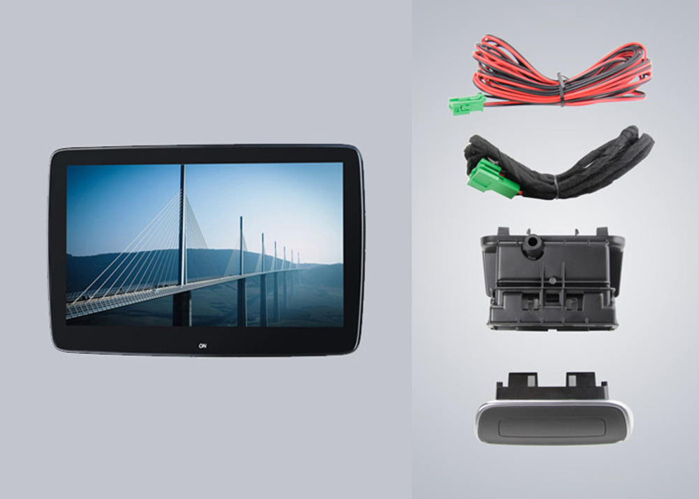 Монитор на подголовник - ERGO ER11UA с экраном 11” (IPS сенсорный 1920х1080) черный