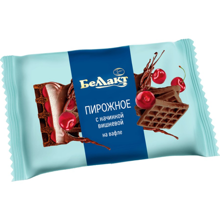 Пирожное творожное с начинкой Вишня БеЛакт 100 гр